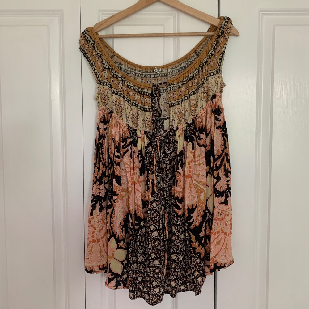 Free People "Intimately" babydoll slip dress